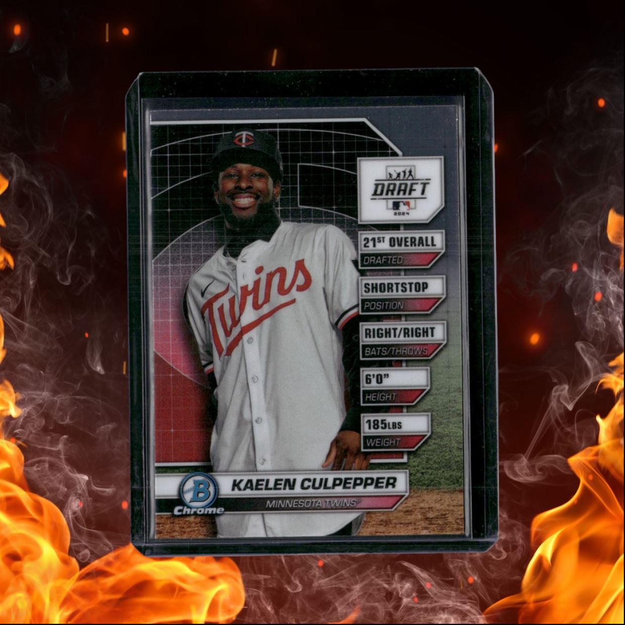 2024 Bowman Chrome Kaelen Culpepper Draft Night #BDN-9