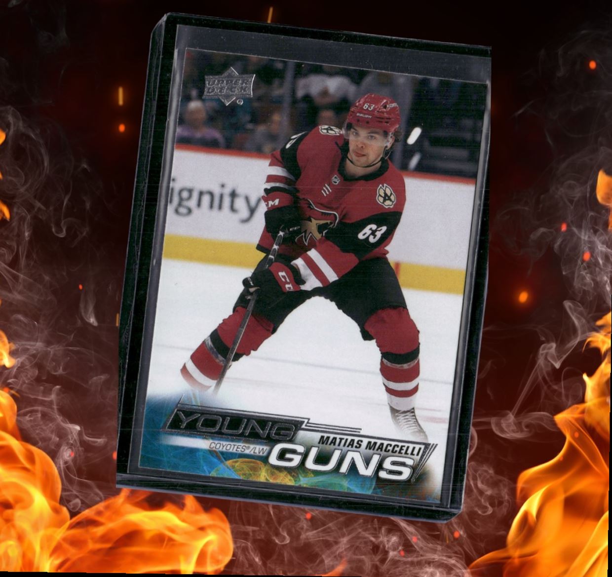 2022-23 Upper Deck Matias Maccelli Young Guns (B) Rookie #216