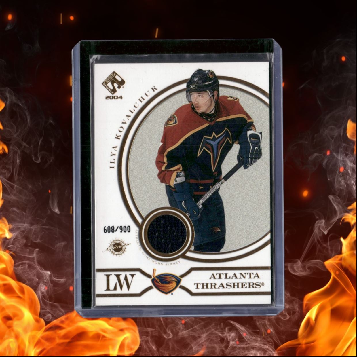2003-04 Pacific Private Stock Reserve Ilya Kovalchuk Authentic Jersey 608/900