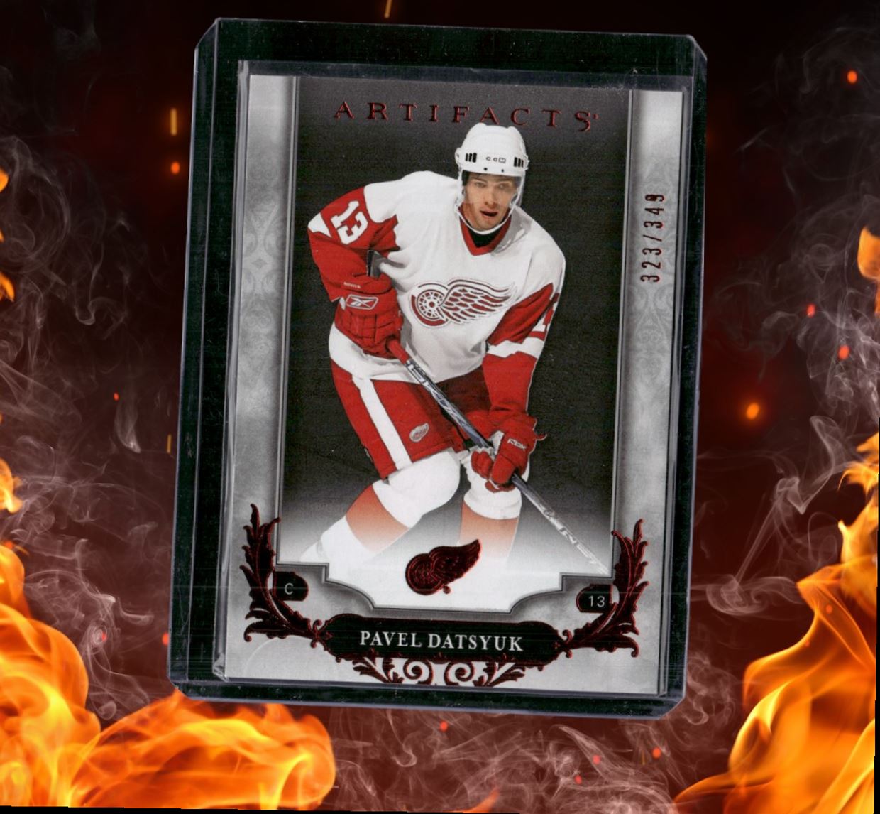 2018-19 Upper Deck Artifacts Pavel Datsyuk Ruby 323/349 #160