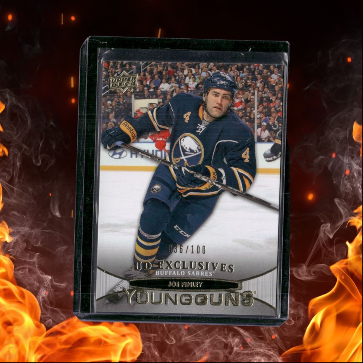 2011-12 Upper Deck Joey Finley Young Guns UD Exclusives Rookie 036/100 #457