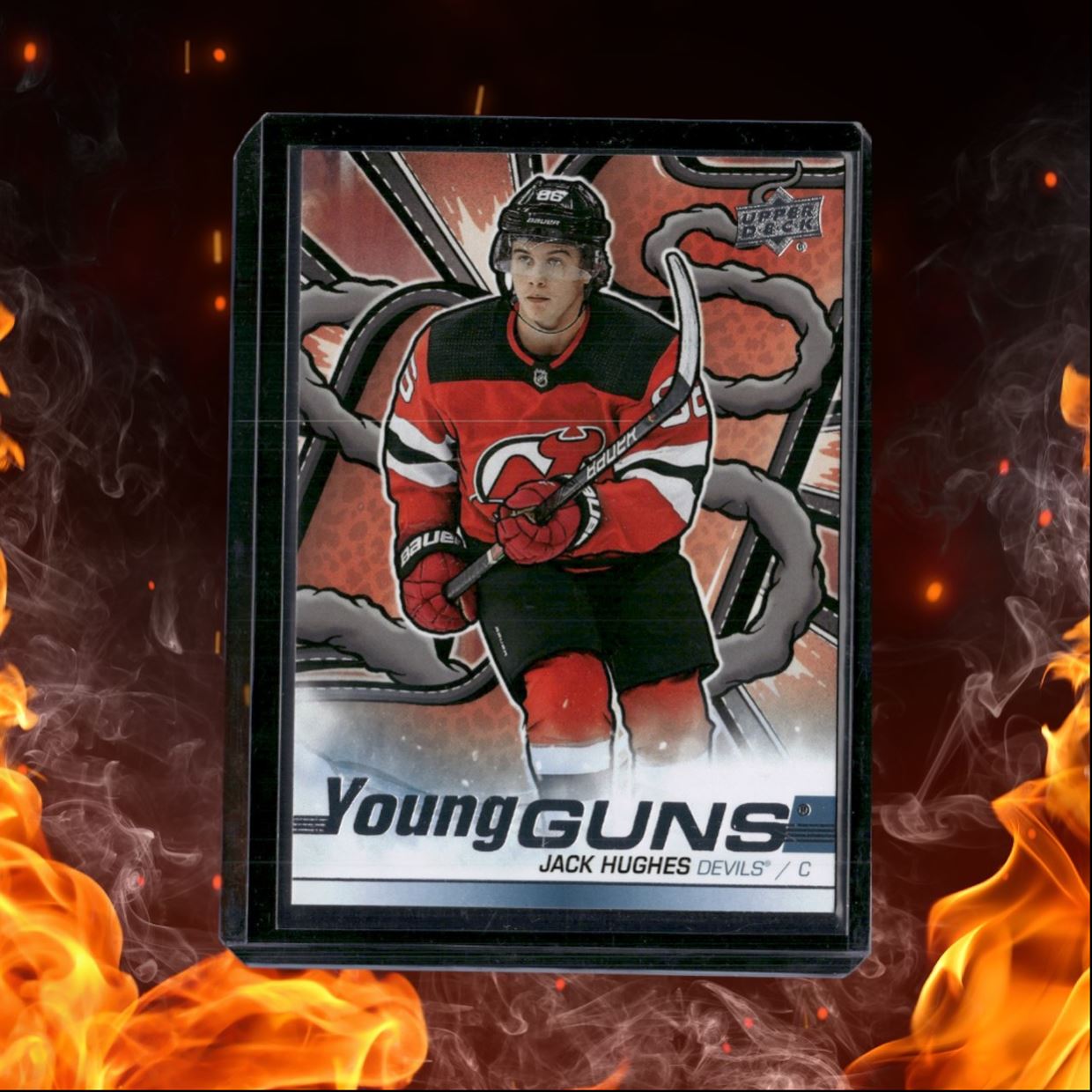 2024-25 Upper Deck Jack Hughes Renewed Young Guns (B) #291