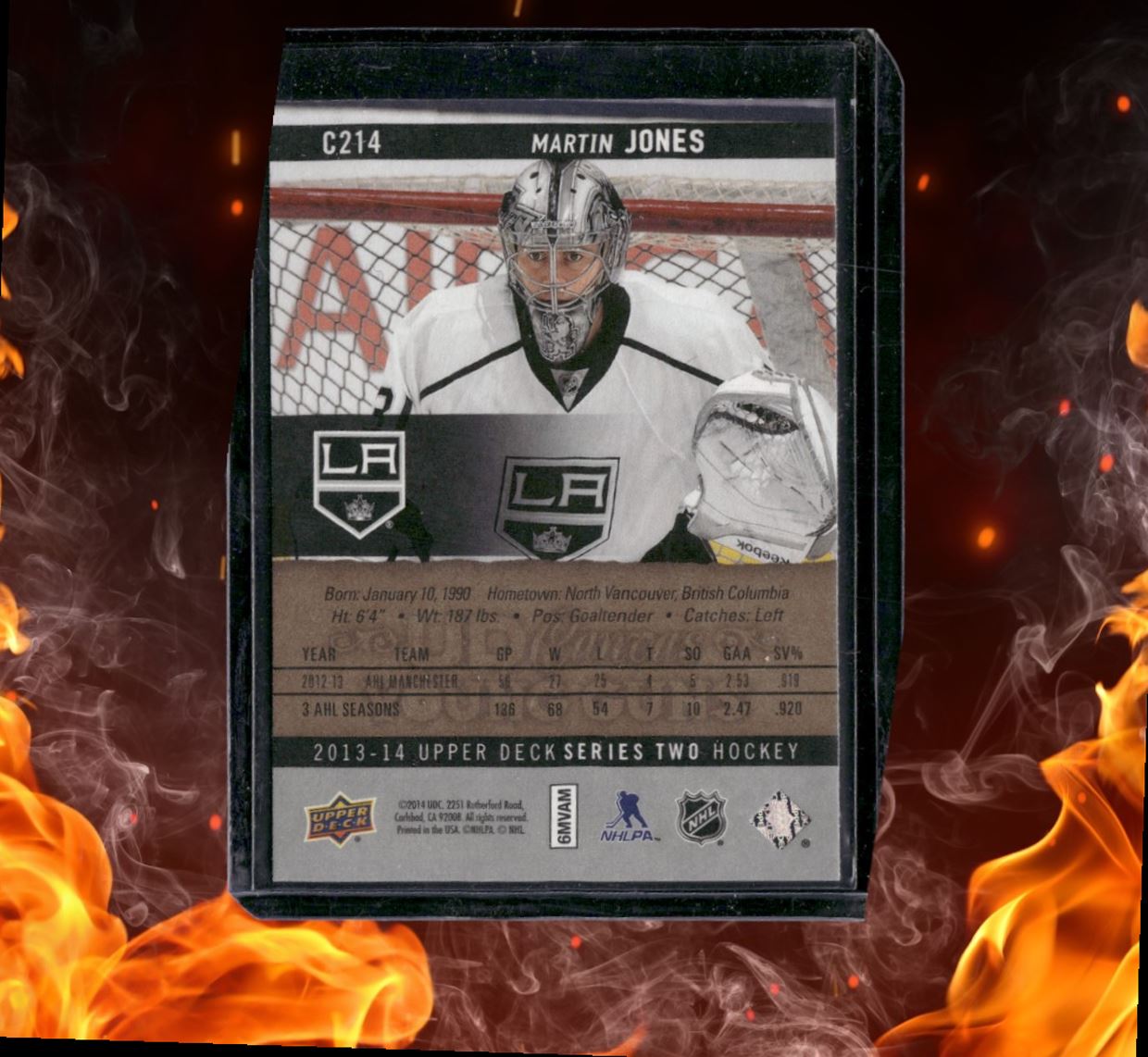 2014-15 Upper Deck Martin Jones UD Canvas Young Guns Rookie #C214