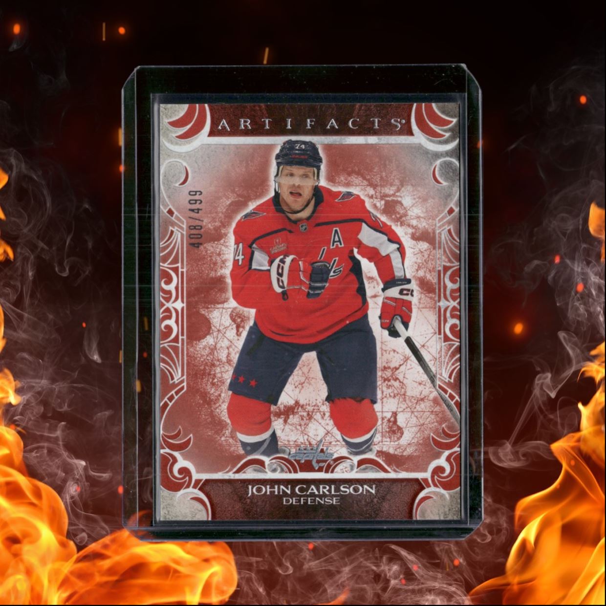 2024-25 Upper Deck Artifacts John Carlson Ruby 408/499 #76