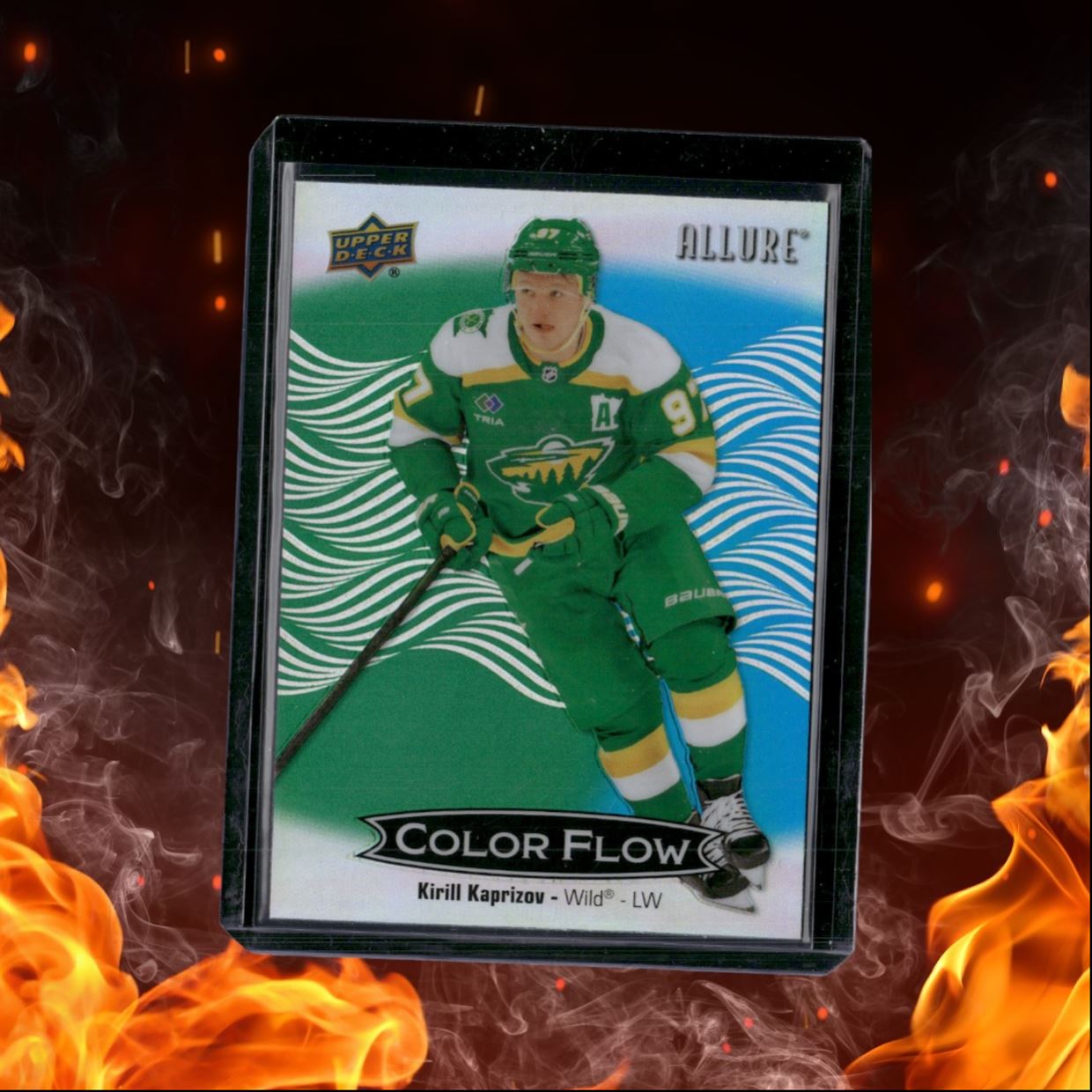 2024-25 Upper Deck Allure Kirill Kaprizov Color Flow Green Blue #CFL-26