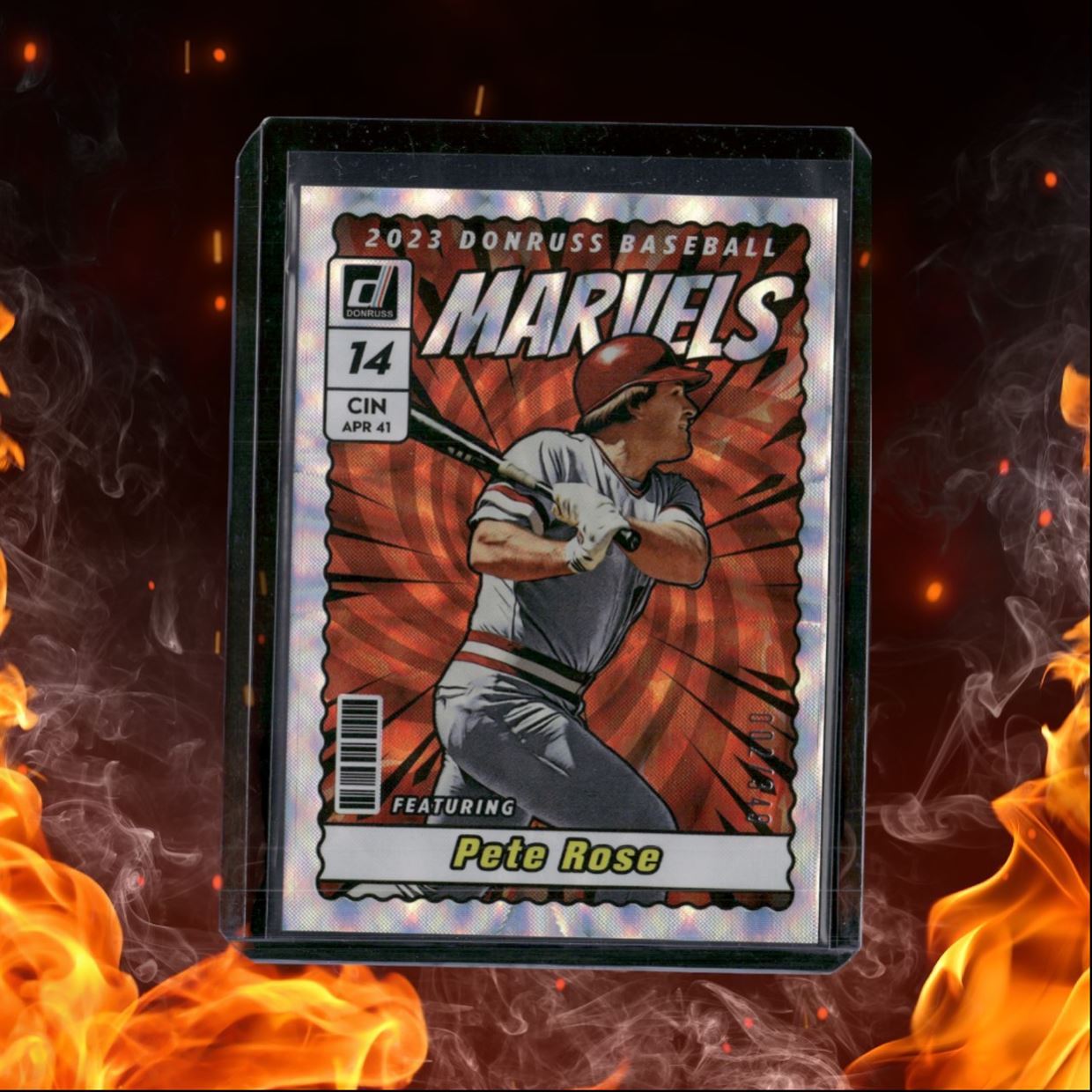 2023 Panini Donruss Baseball Pete Rose Marvels Holo Foil 002/349 #M5