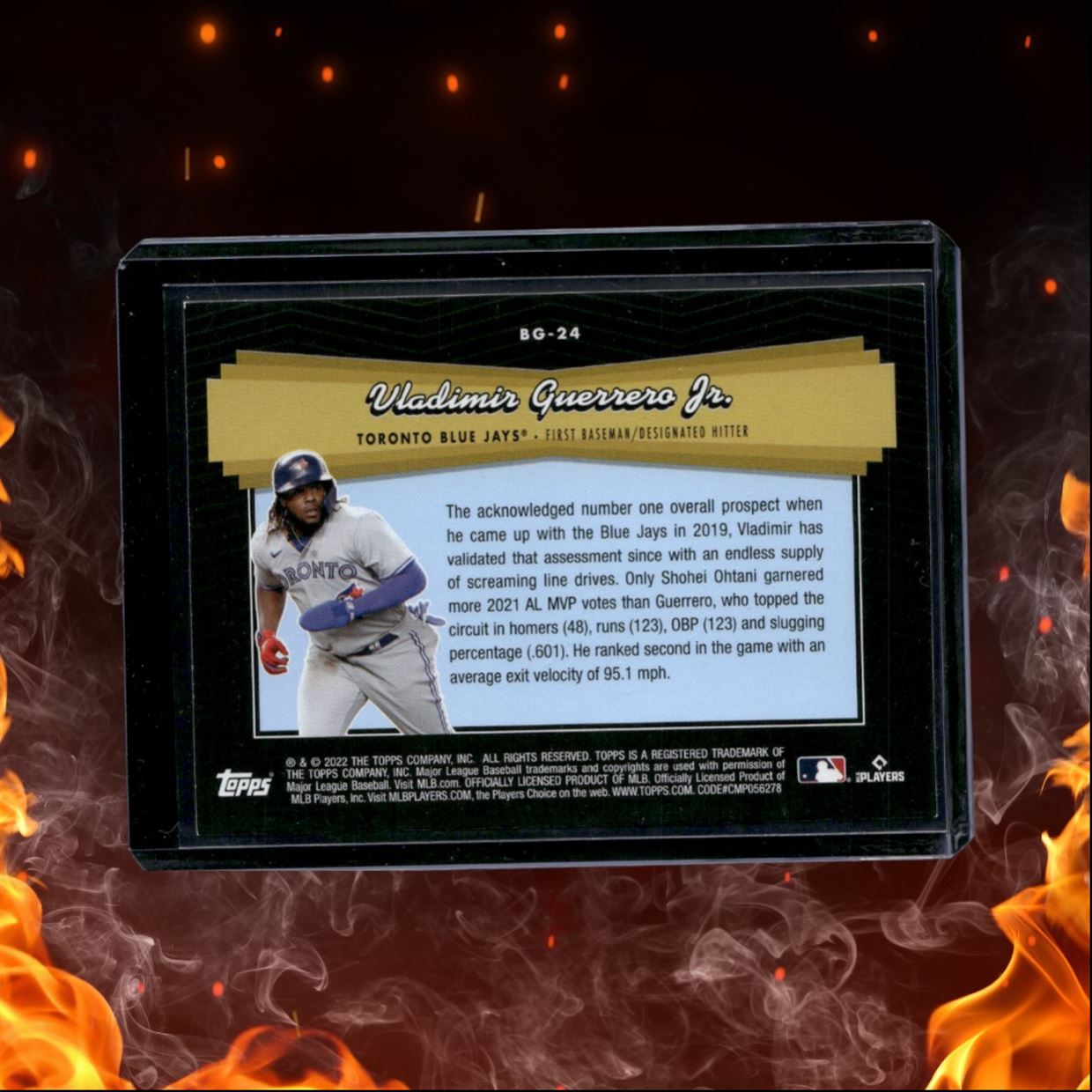 2022 Topps Update Vladimir Guerrero Jr. Black Gold #BG-24