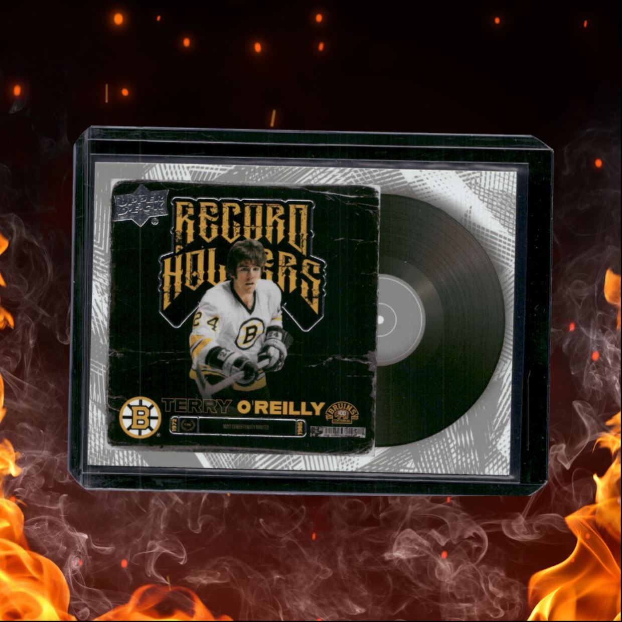 2023-24 Upper Deck Boston Bruins Centennial Terry O'Reilly Record Holders #132