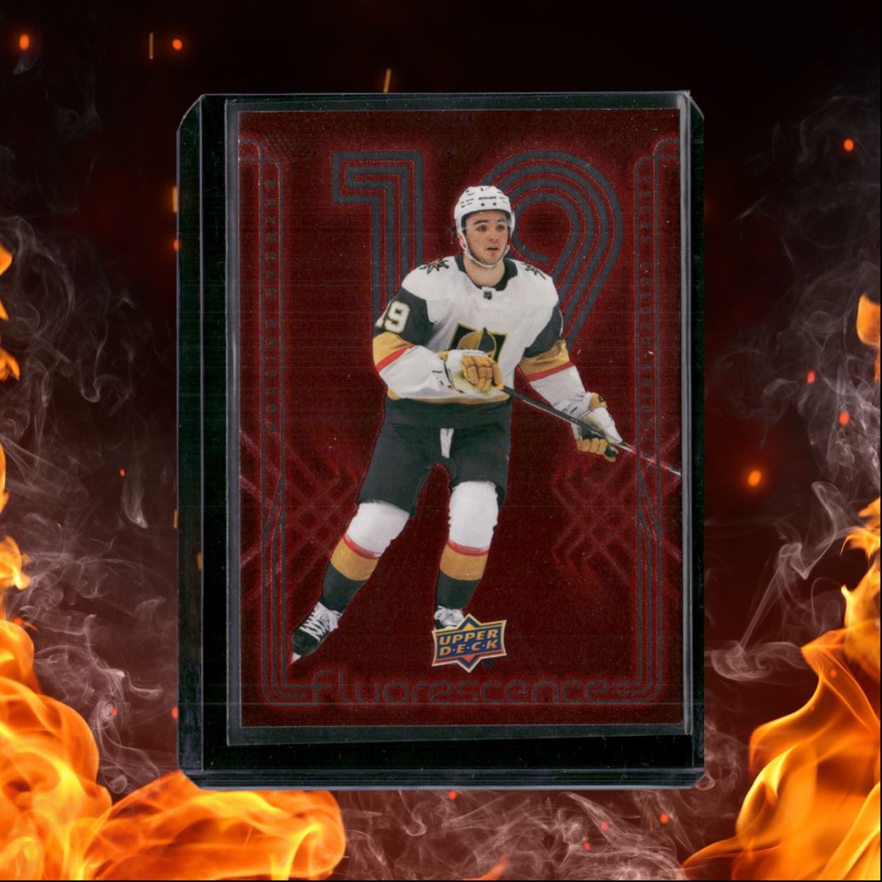 2024-25 Upper Deck Brendan Brisson Flurorescence Red Rookie #F-31
