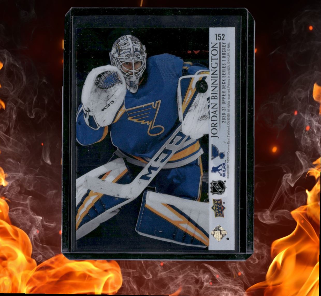 2020-21 Upper Deck Jordan Binnington Clear Cut SP (B) #152