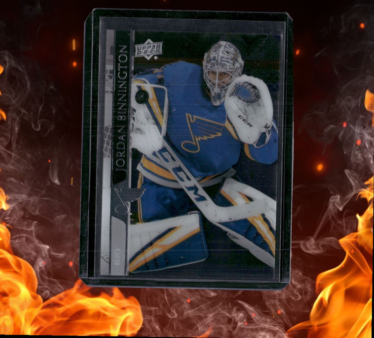 2020-21 Upper Deck Jordan Binnington Clear Cut SP (B) #152