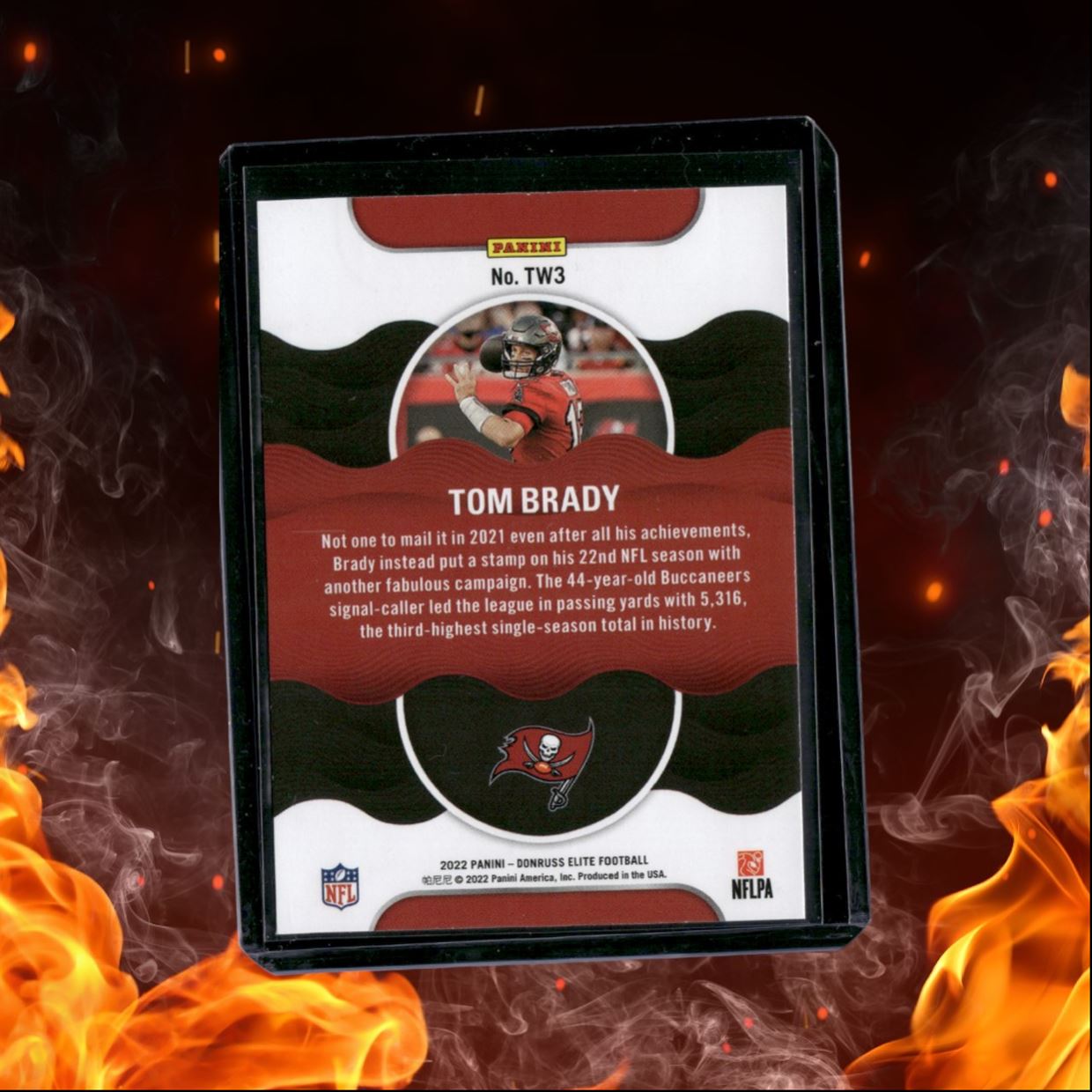 2022 Panini Donruss Elite Tom Brady Title Waves #TW3