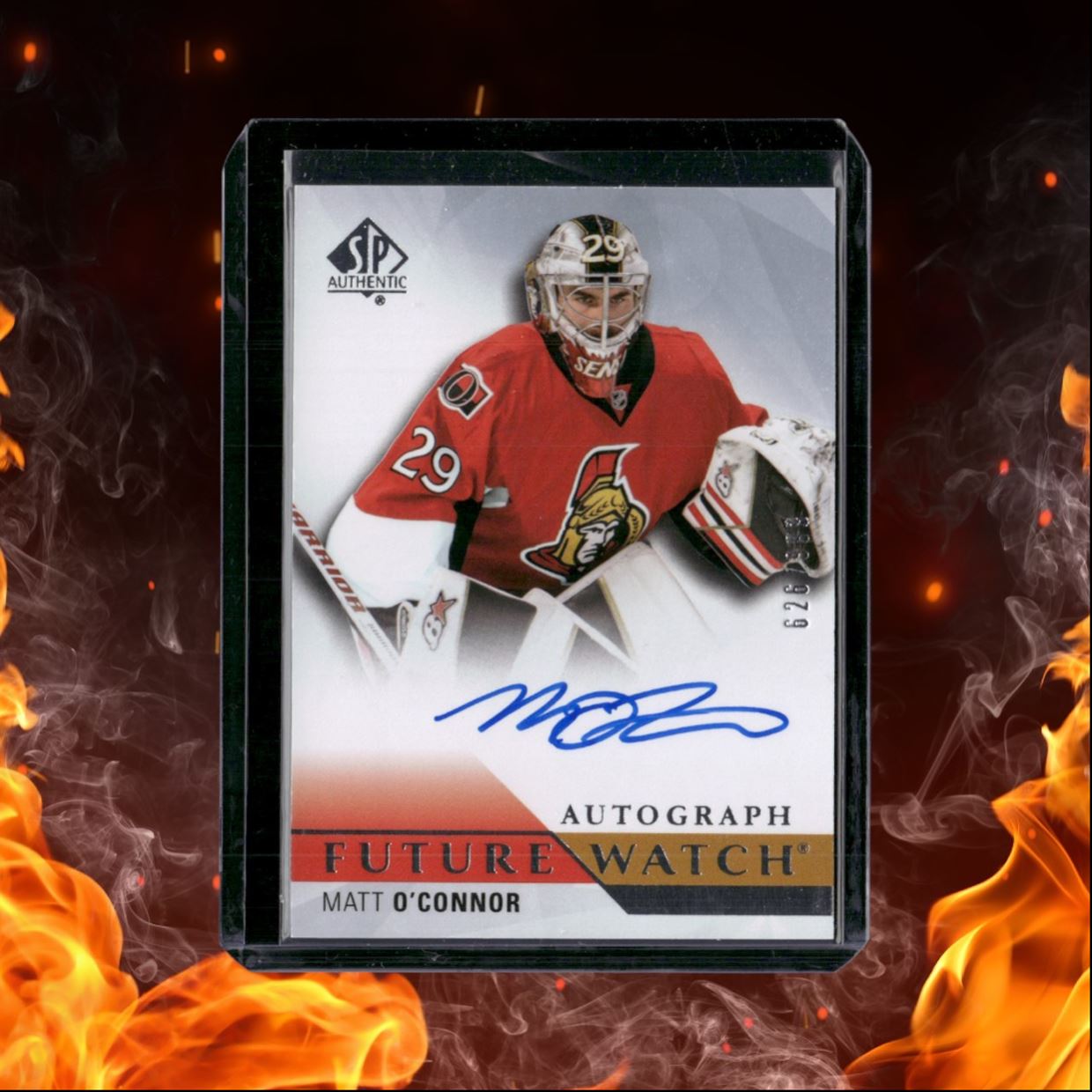 2015-16 SP Authentic Matt O'Connor Future Watch Rookie Auto #255