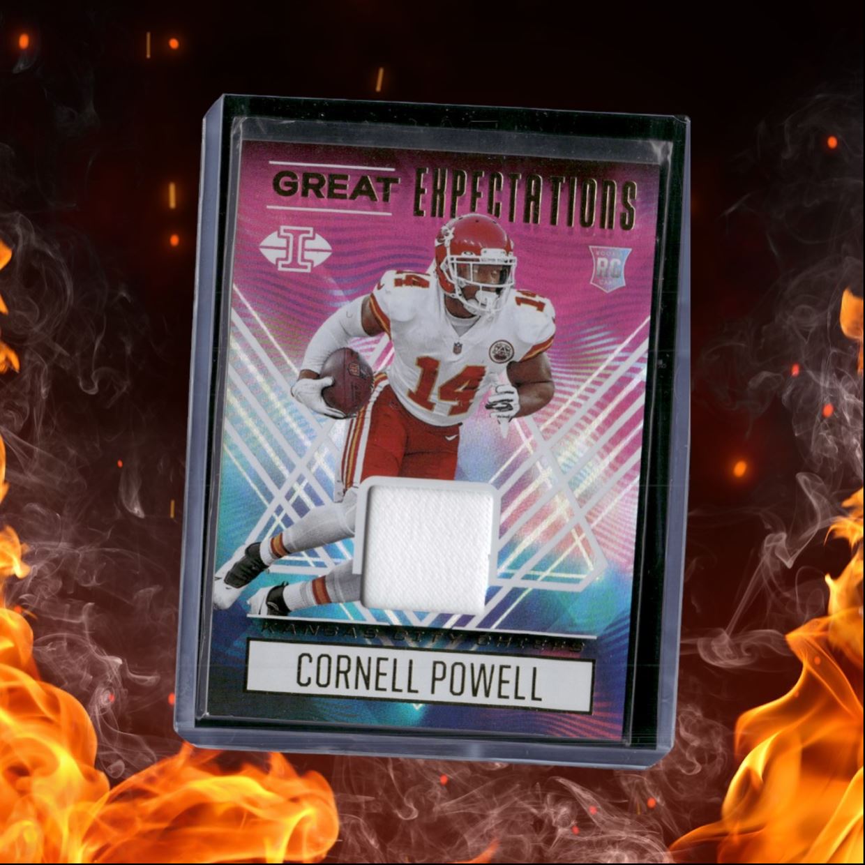 2021 Panini Illusions Cornell Powell Great Expectations Jersey Rookie #GE-CP