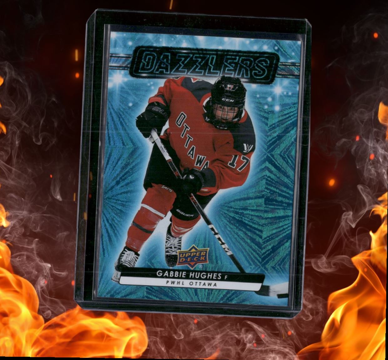 2024-25 Upper Deck PWHL Gabbie Hughes Dazzlers Blue #DZ-17
