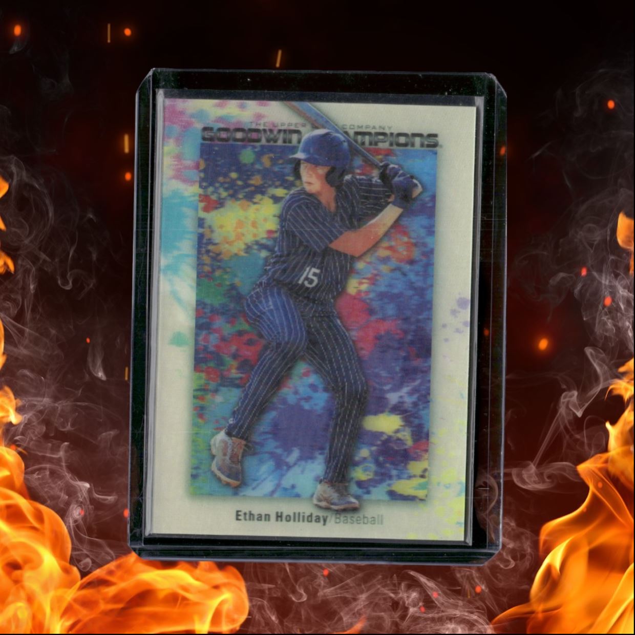 2024 Upper Deck Goodwin Champions Ethan Holliday Prospect Splash of Collor