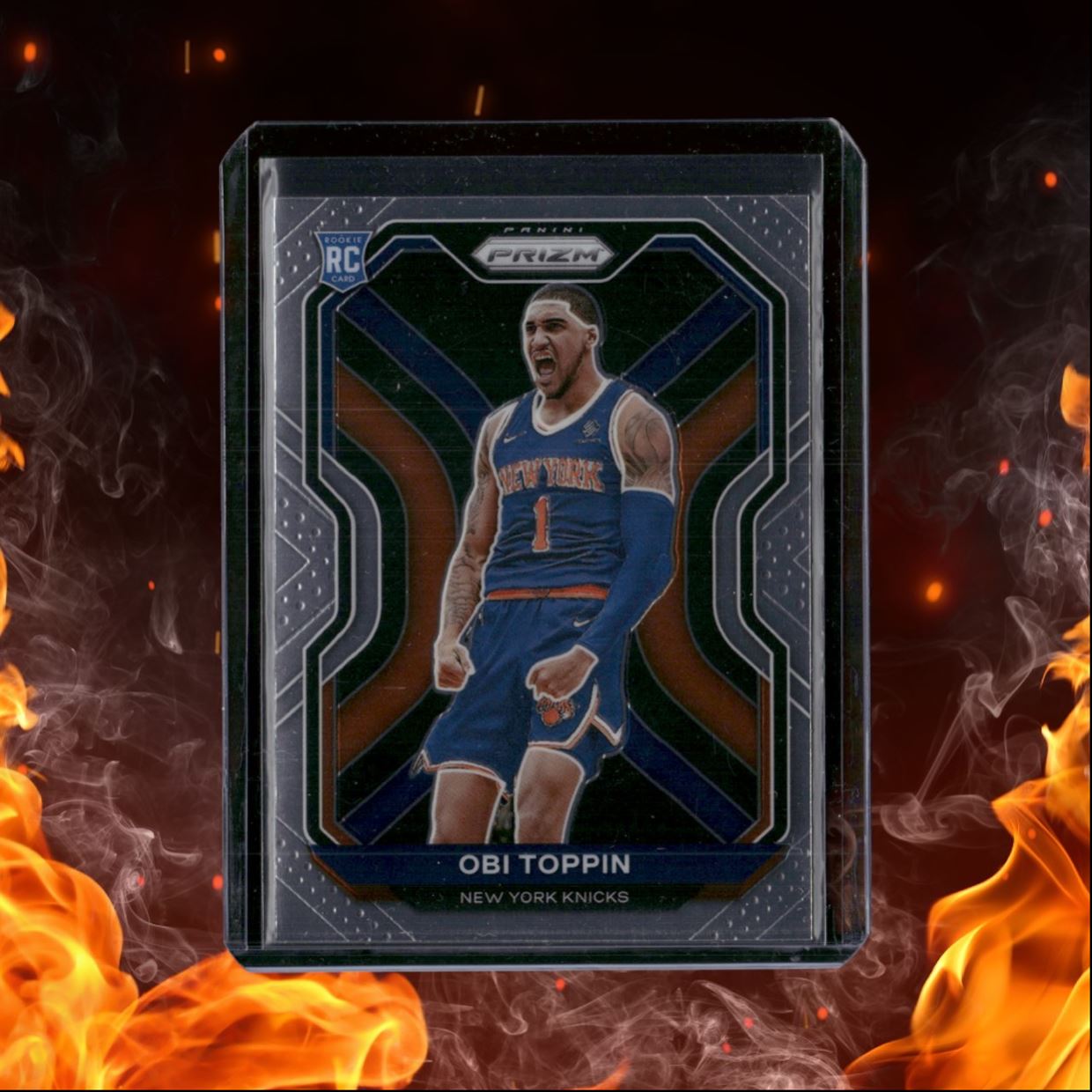2020-21 Panini Prizm Obi Toppin (D) Rookie #280