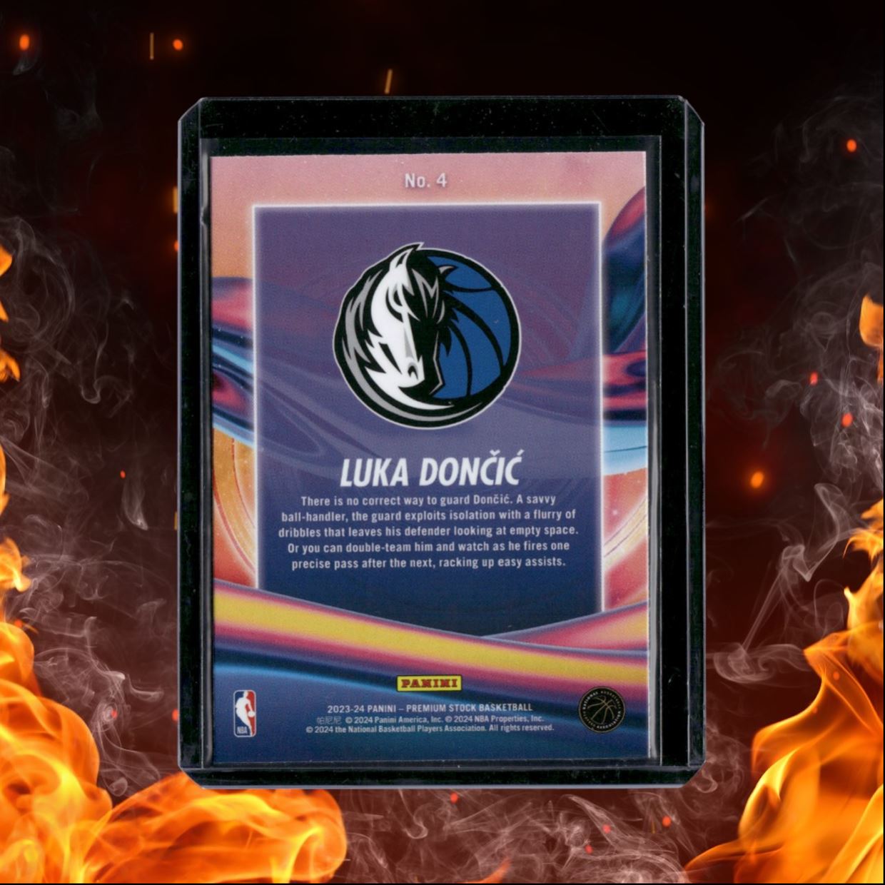 2023-24 Panini NBA Hoops Premium Stock Luka Doncic Anti Gravity #4