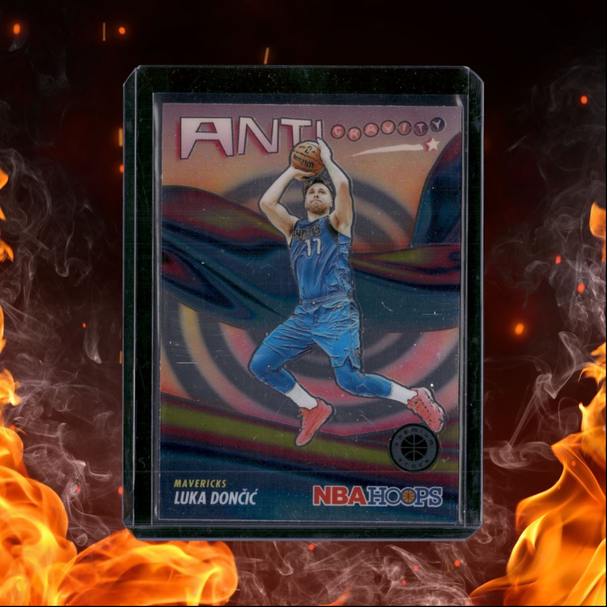 2023-24 Panini NBA Hoops Premium Stock Luka Doncic Anti Gravity #4