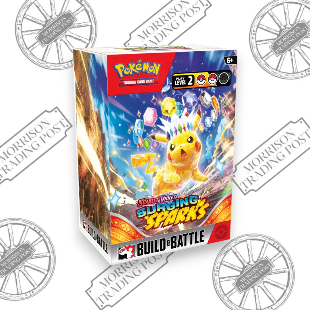 Pokemon Scarlet & Violet Surging Sparks Build & Battle Box