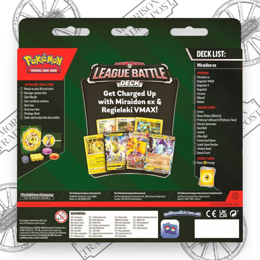Pokemon TCG Battle Deck Miraidon EX Box