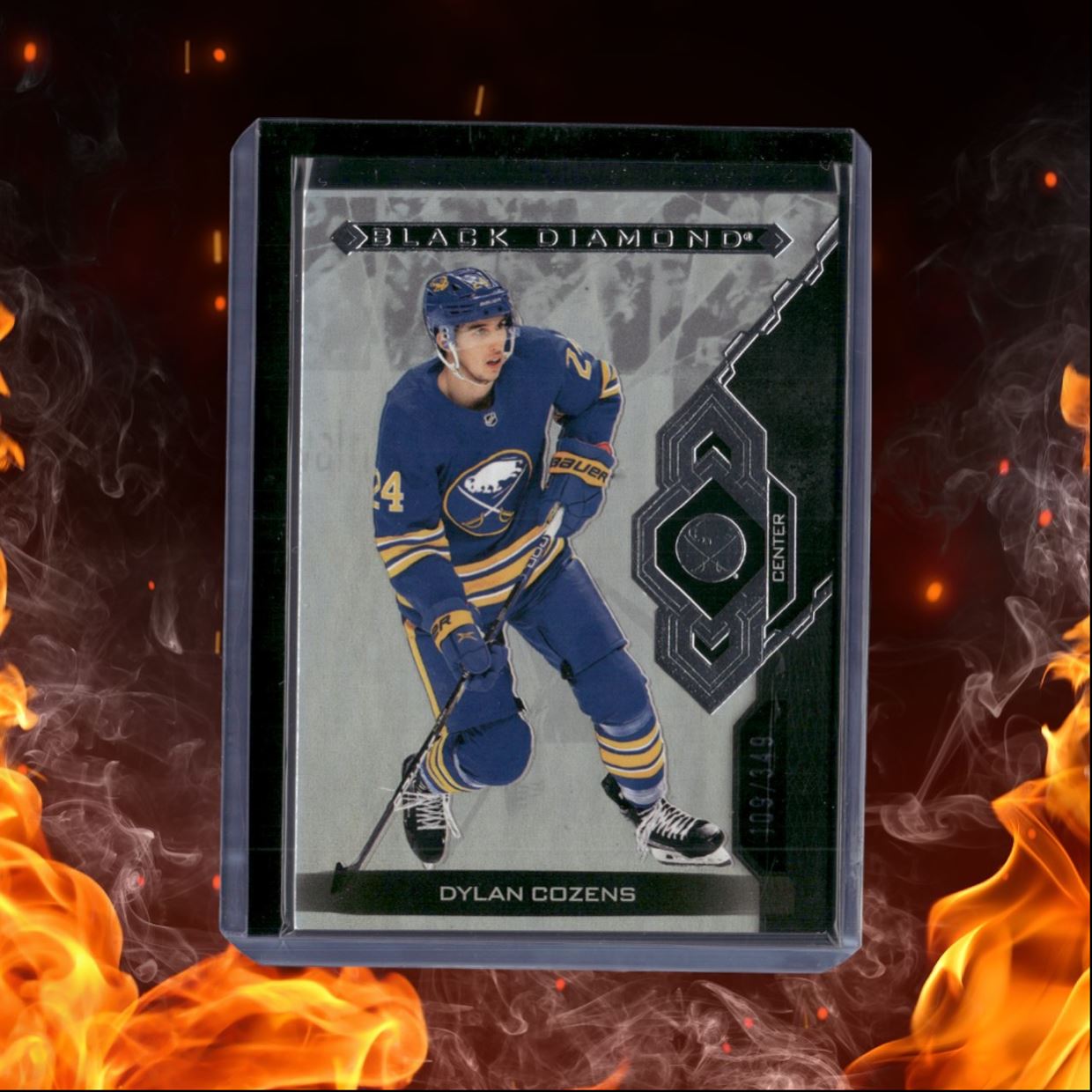 2022-23 Upper Deck Black Diamond Dylan Cozens 109/349 #BDB-DC