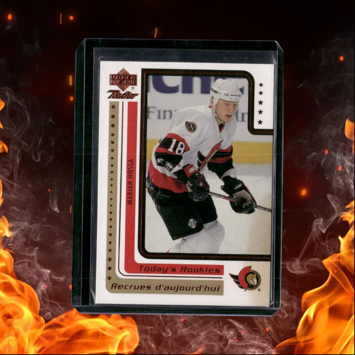 1999-00 Upper Deck McDonald's Marian Hossa Retro Today's Rookie #MCD-20