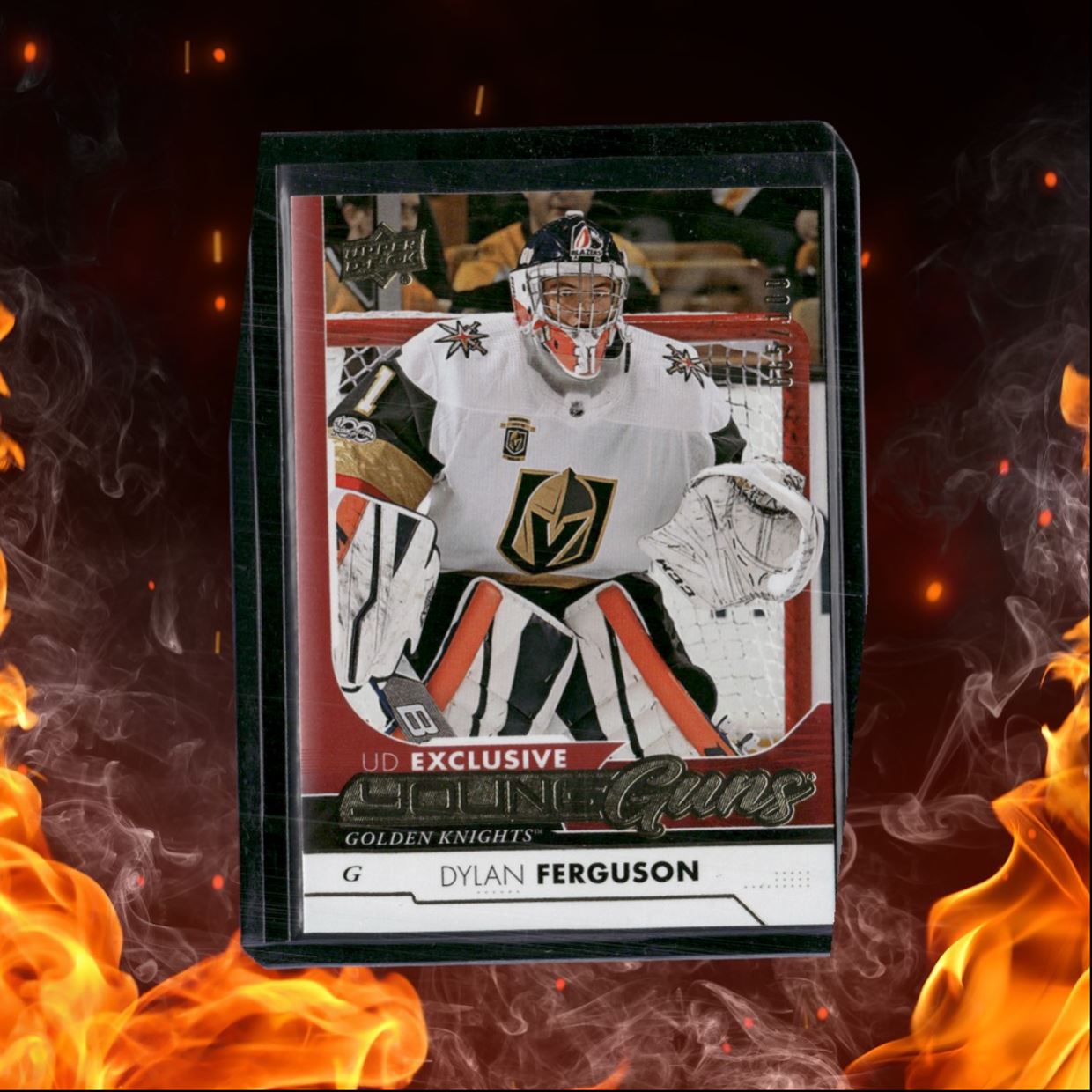 2017-18 Upper Deck Dylan Ferguson UD Exclusives Young Guns Rookie 065/100 #488
