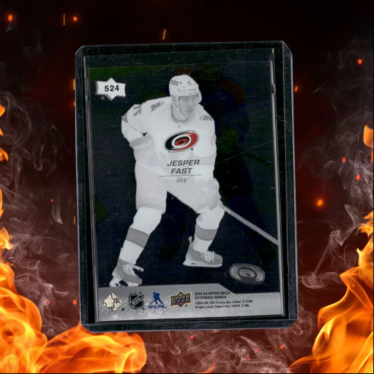 2023-24 Upper Deck Jesper Fast Clear Cut SSP #524