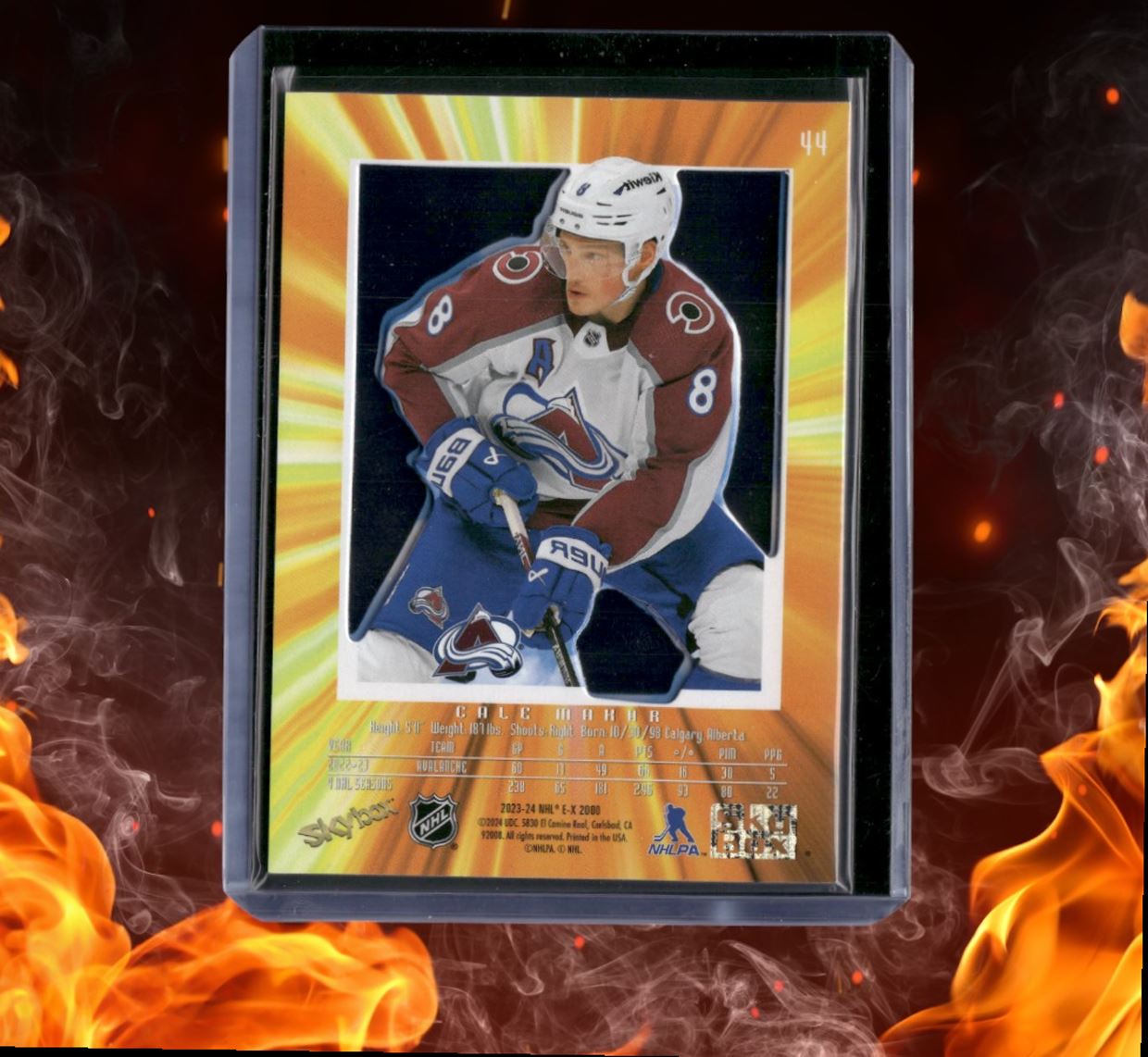 2023-24 SkyBox EX 2000 Cale Makar (B) #44