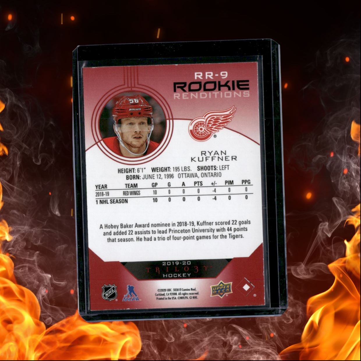 2019-20 Upper Deck Trilogy Ryan Kuffner Renditions Red Rookie 111/799 #RR-9