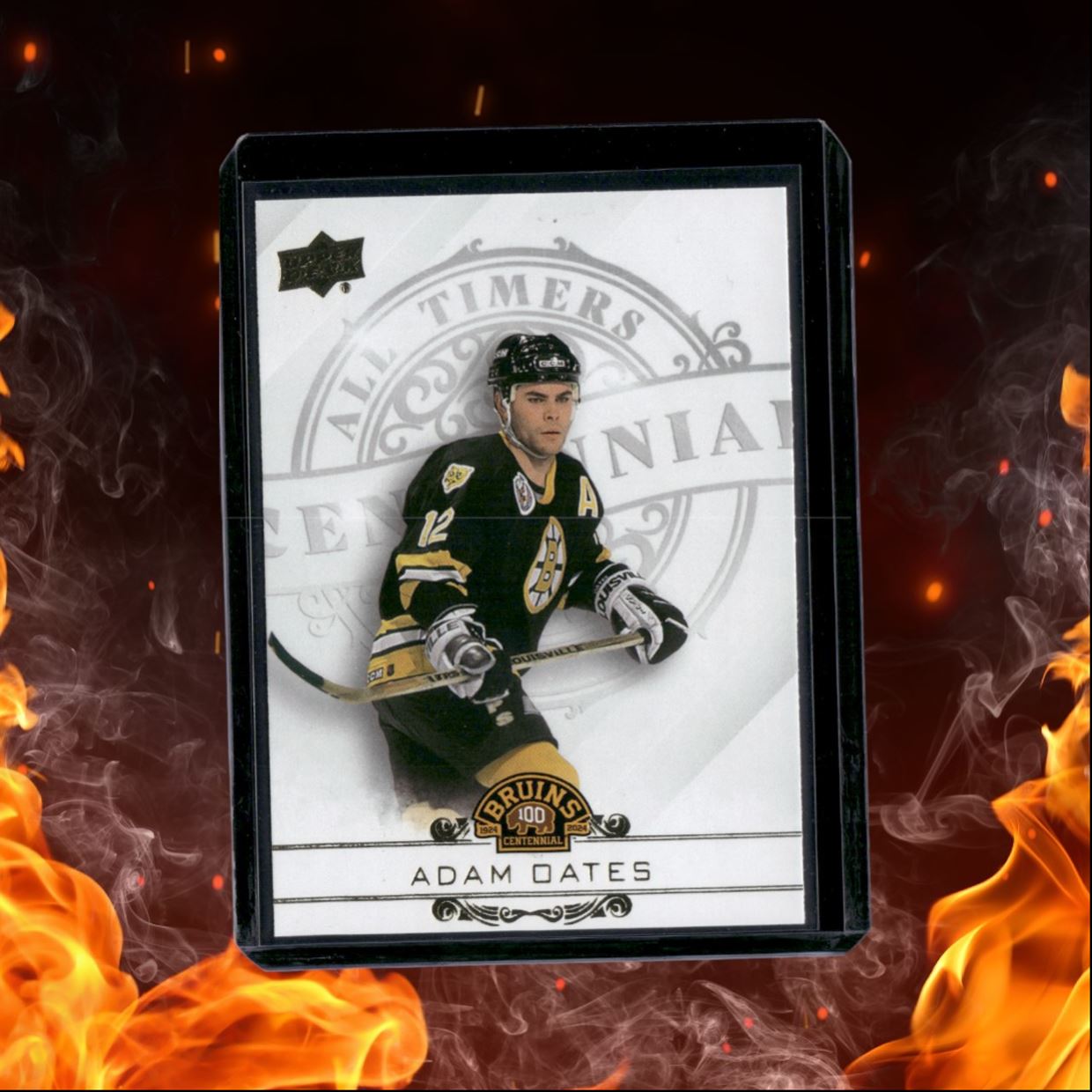 2023-24 Upper Deck Boston Bruins Centennial Adam Oates All-Timers Gold #100-19