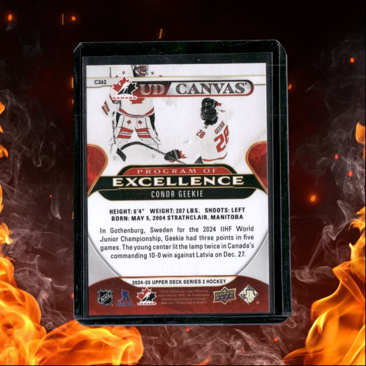 2024-25 Upper Deck Conor Geekie Program of Excellence Canvas Rookie #C262