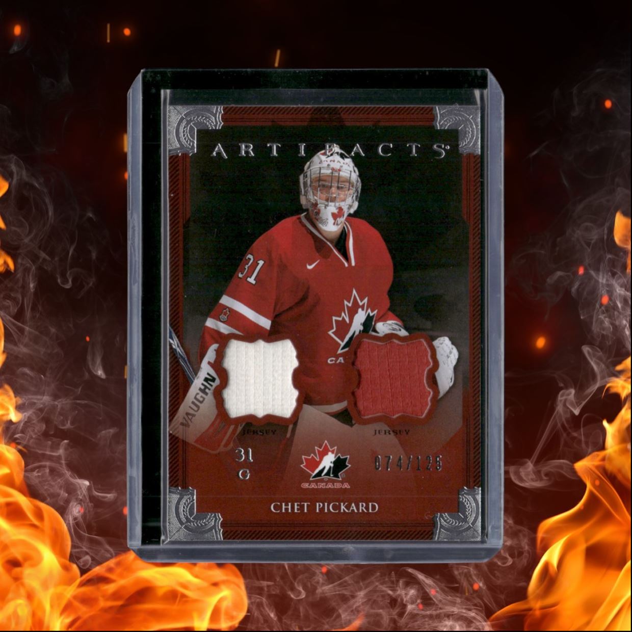 2013-14 Upper Deck Artifacts Chet Pickard Silver 074/125 #129