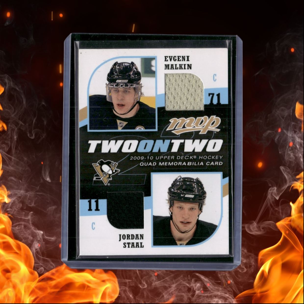 2009-10 Upper Deck MVP Richards / Carter/ Malkin / Staal Two on Two Jerseys
