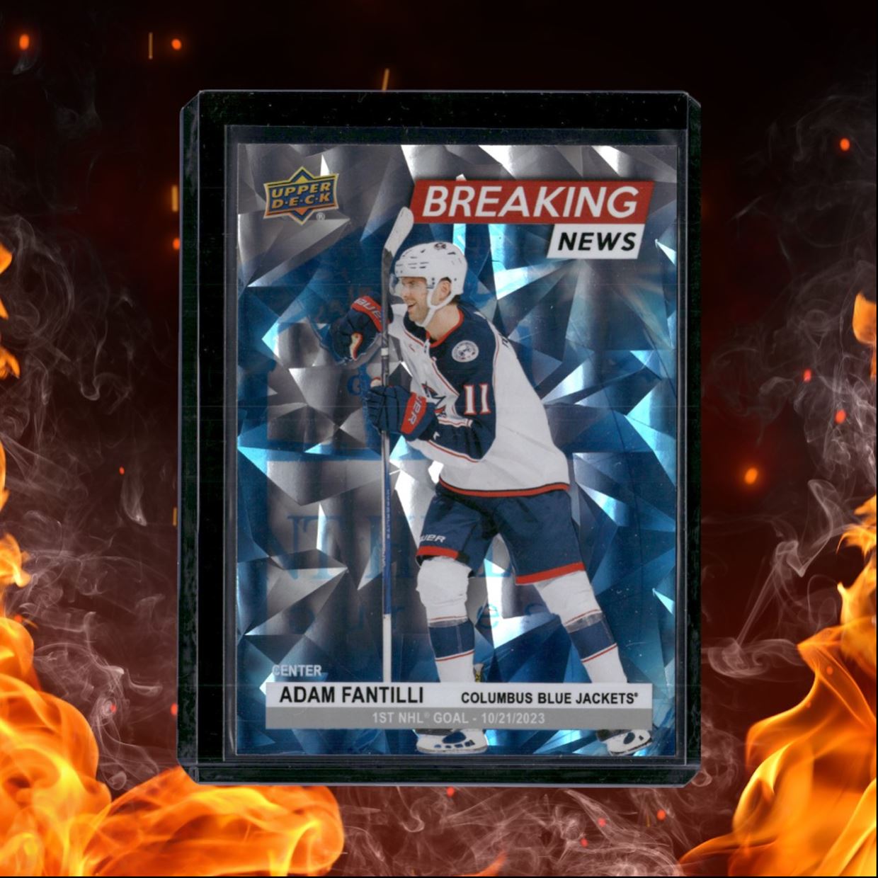 2024-25 Upper Deck Adam Fantilli Breaking News (A) #BN-26