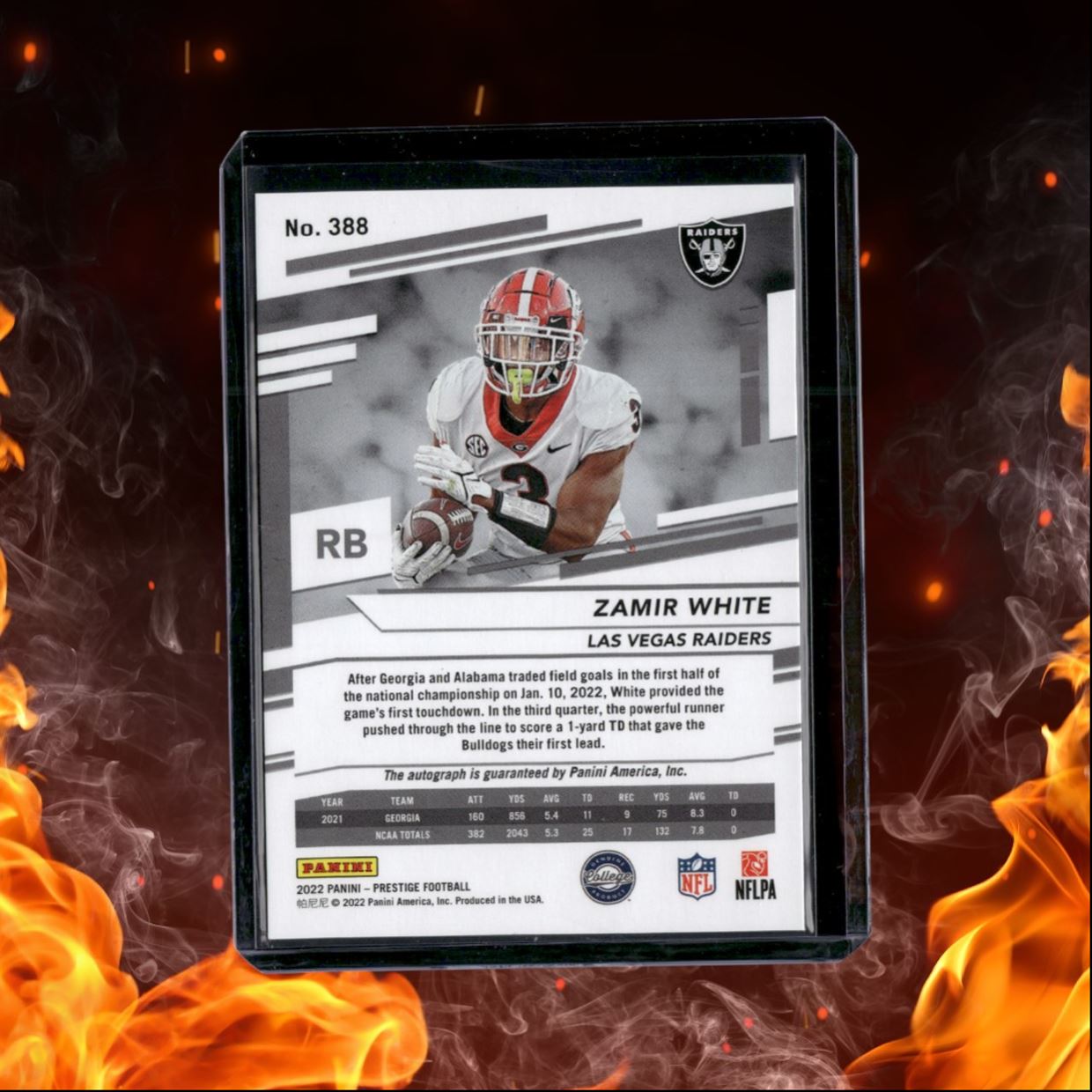 2022 Panini Prestige Zamir White Xtra Points Premium Rookie Auto #388