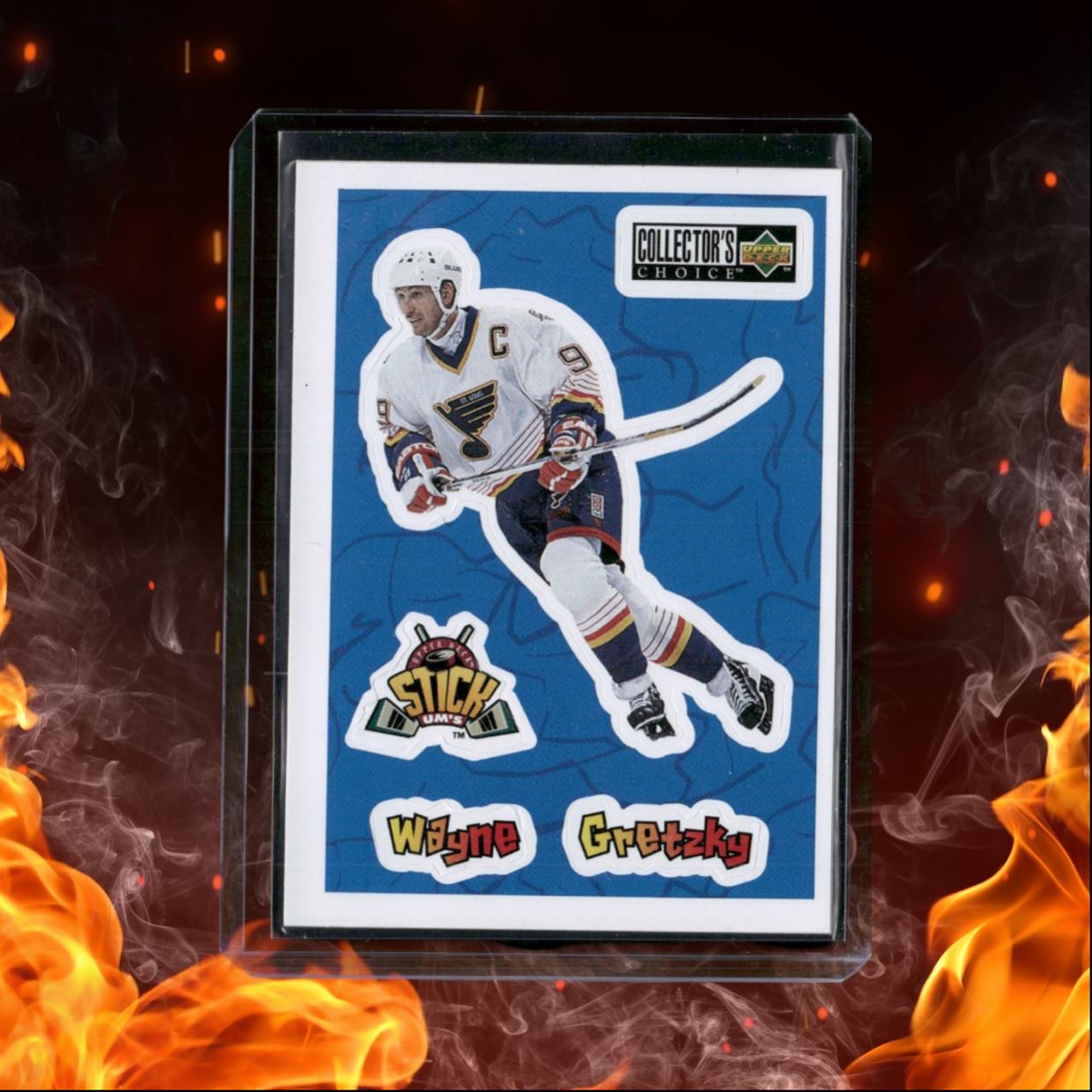 1996-97 Upper Deck Collector's Choice Wayne Gretzky Stickers #S1