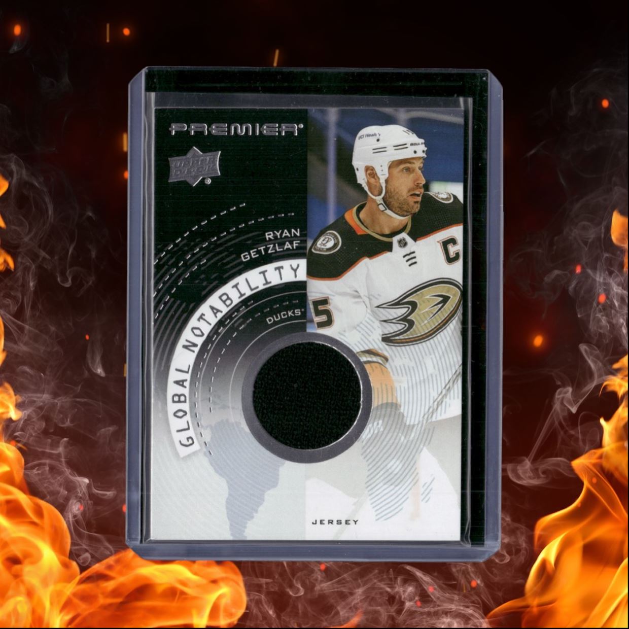 2023-24 Upper Deck Premier Ryan Getzlaf Global Notability Jersey #DN-RG