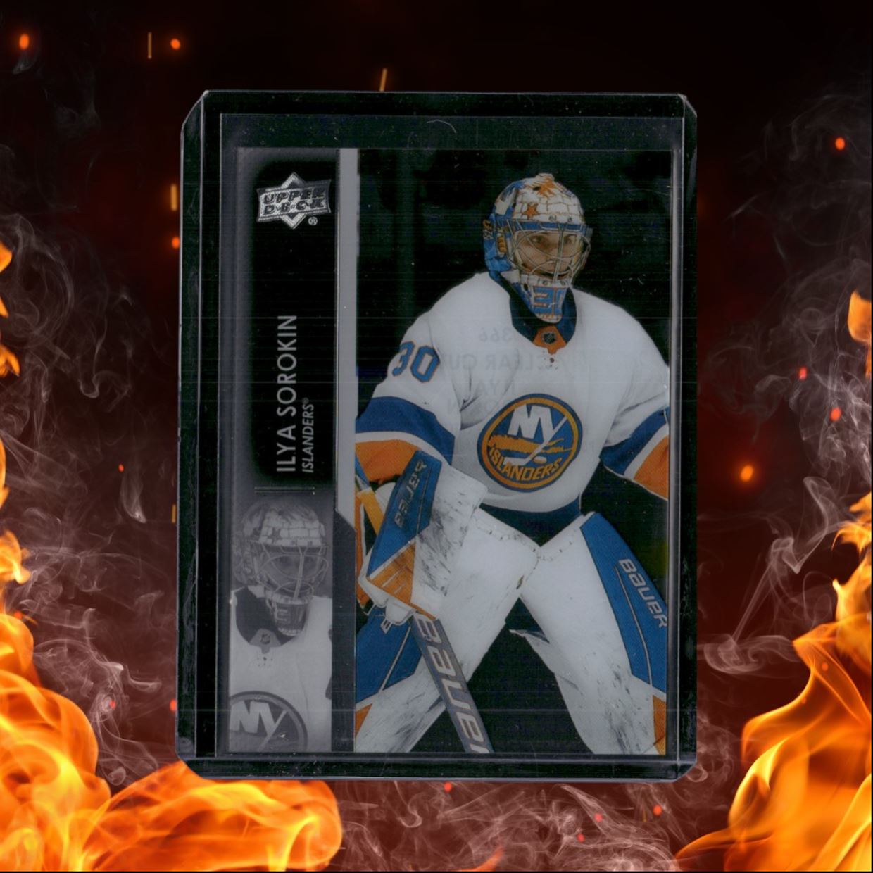 2021-22 Upper Deck Ilya Sorokin Clear Cut SP (B) #366