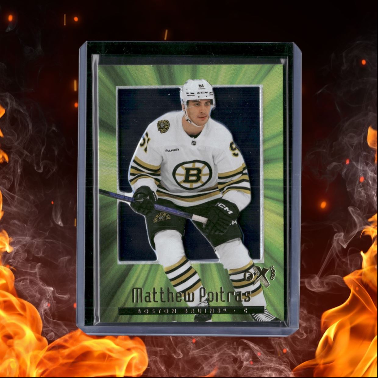 2023-24 SkyBox EX 2000 Matthew Poitras (C) Rookie #147