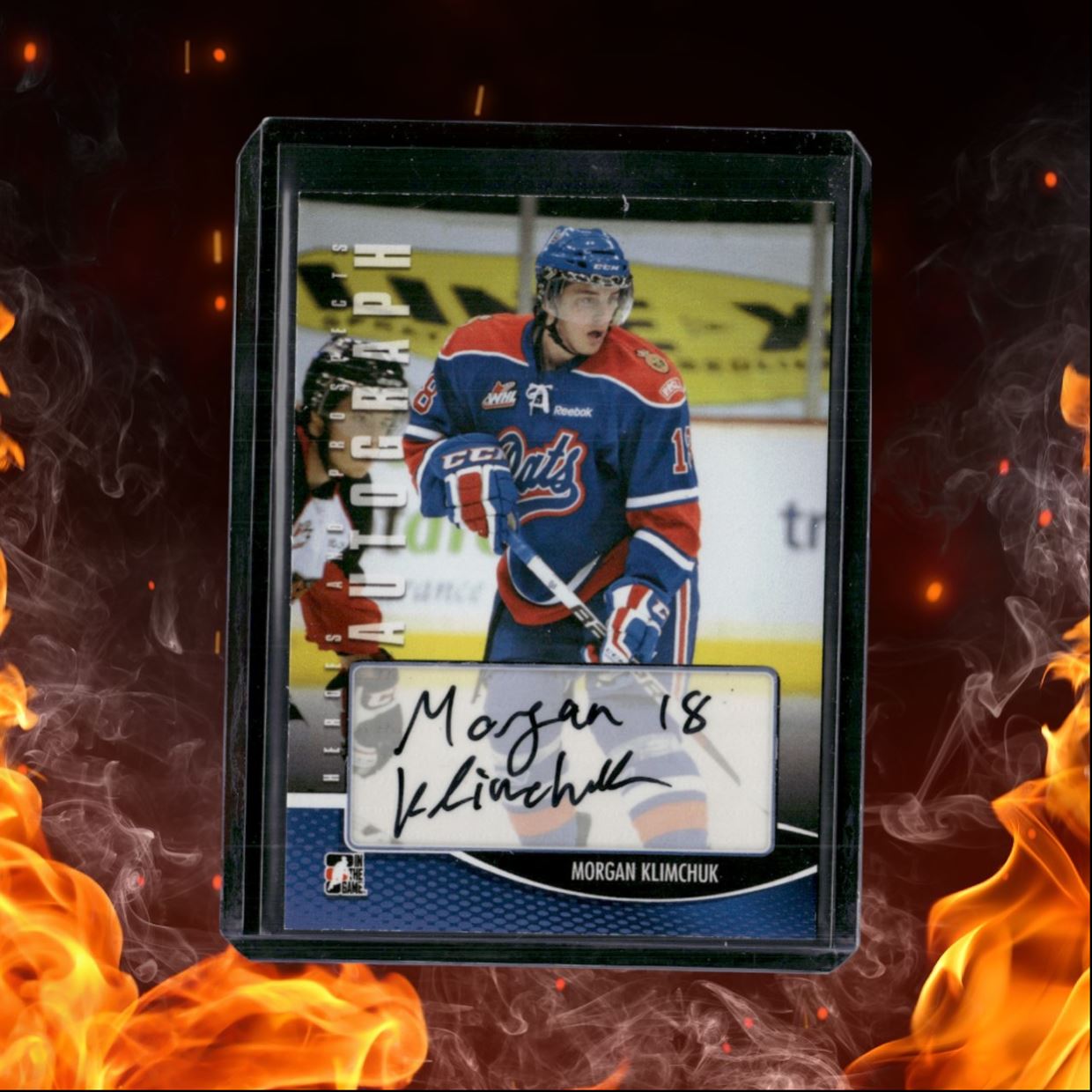 2012-13 In The Game Heroes and Prospects Morgan Klimchuk Auto #A-MK