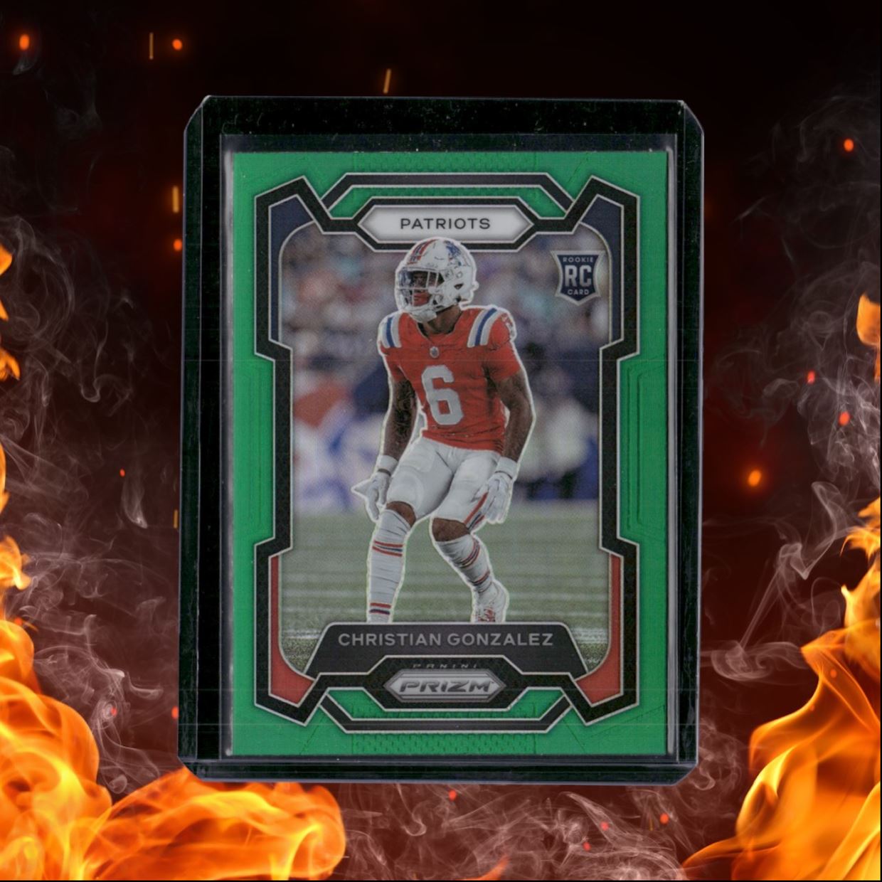 2023 Panini Prizm Christian Gonzalez Green Prizm Rookie #369