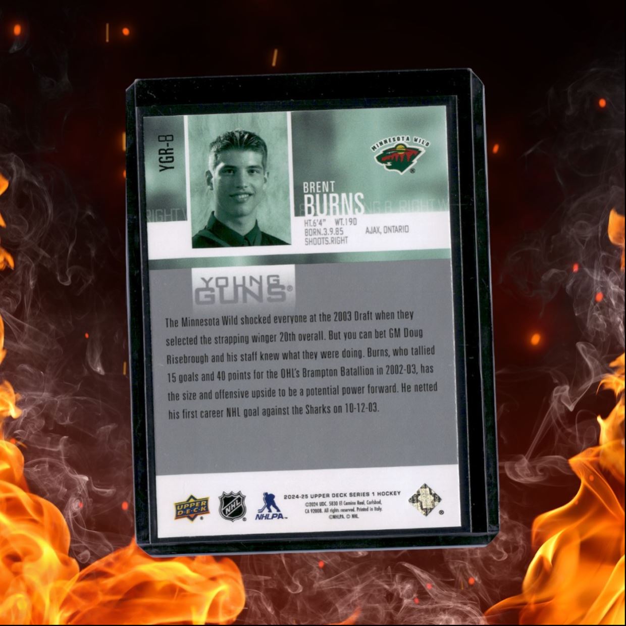 2024-25 Upper Deck Brent Burns Young Guns Renewed (A) #YGR-8