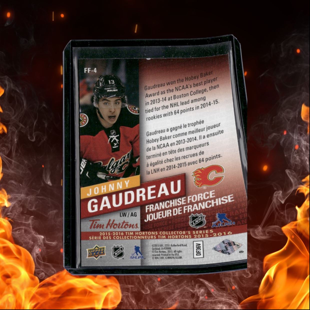 2015-16 Upper Deck Tim Hortons Johnny Gaedreau Franchise Force Lenticular #FF-4