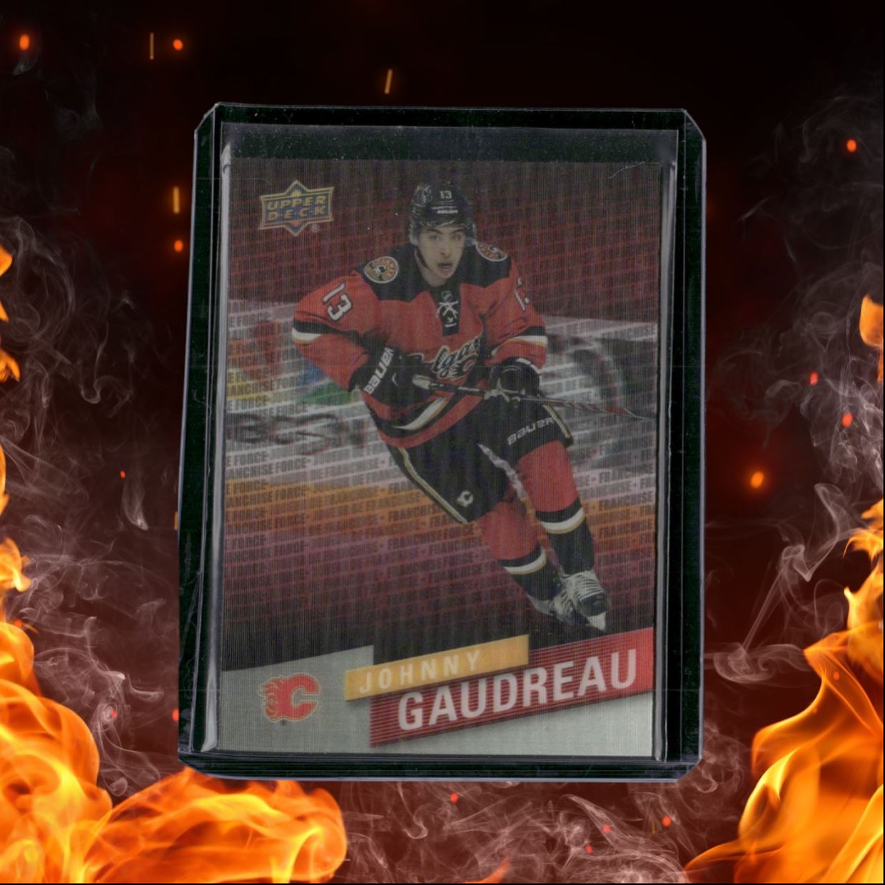 2015-16 Upper Deck Tim Hortons Johnny Gaedreau Franchise Force Lenticular #FF-4