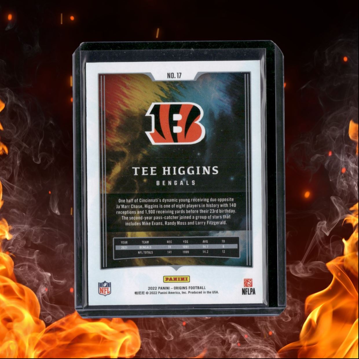 2022 Panini Origins Tee Higgins Orange 040/199 #17