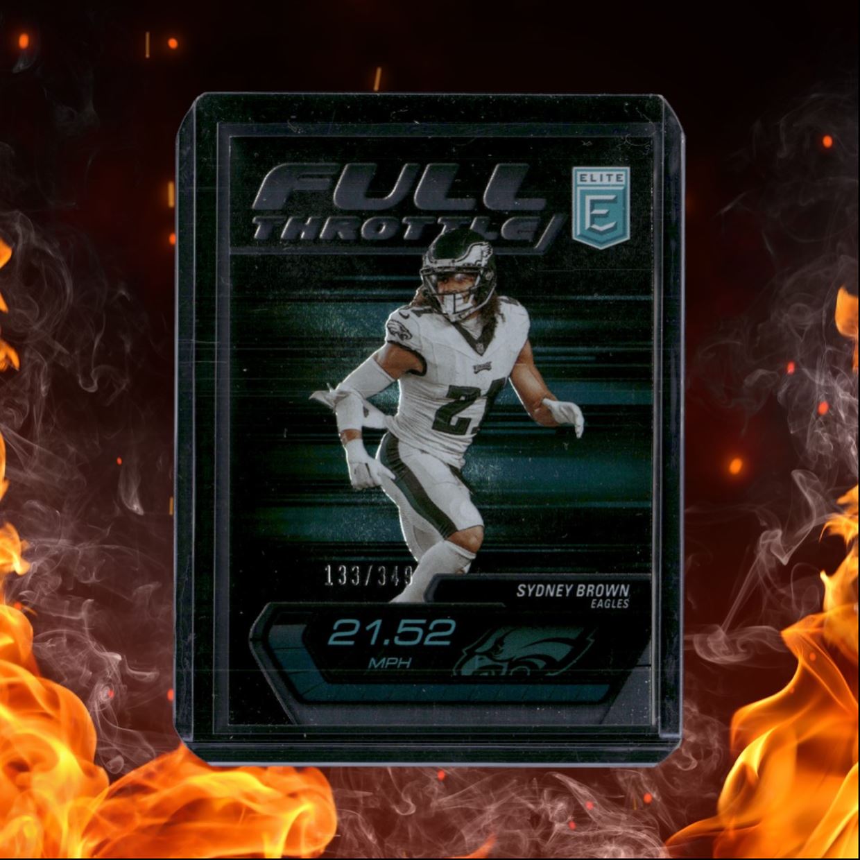 2024 Panini Donruss Elite Sydney Brown Full Throttle Blue 133/349 #10
