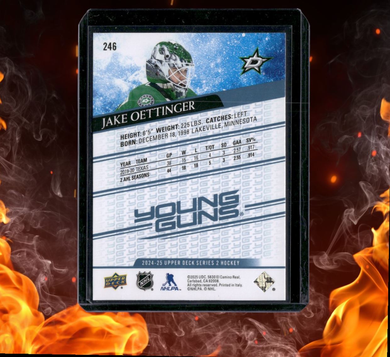 2024-25 Upper Deck Jake Oettinger Young Guns Renewed (B) #246