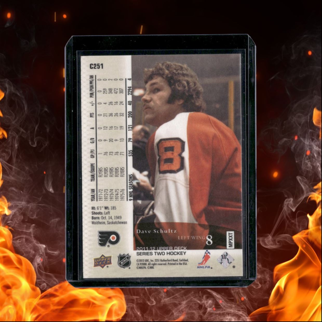 2011-12 Upper Deck Dave Schultz UD Retired Canvas Legends #C251